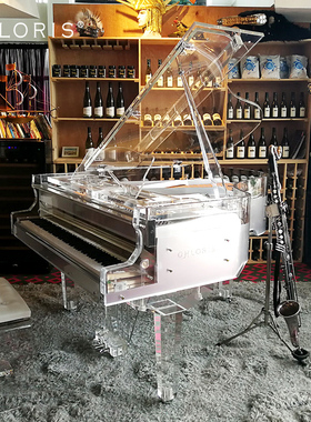 chloris克洛里斯 定制三角水晶钢琴透明钢琴 进口高配演奏水晶琴