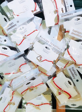 女镀真金微镶日韩抽拉手链品质货