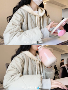 菱格棒球棉服外套女2025年新款 棉袄夹棉小个子棉衣潮 宽松外搭冬季