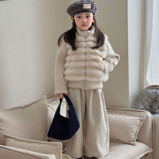 女童轻奢小众高端套装女式大童高级感女装冬装独特超好看巨好看韩