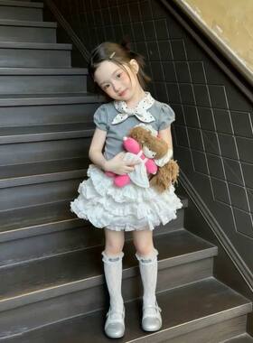 女宝独特漂亮套装裙子小女孩网红