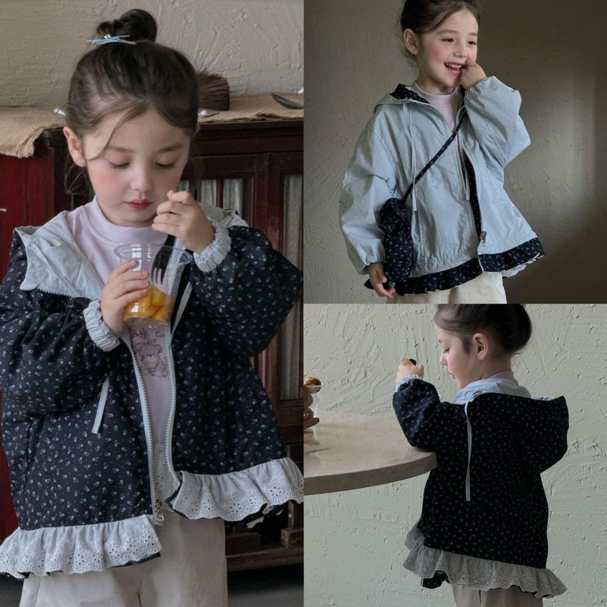 小女孩网红炸街上衣女童早秋外套