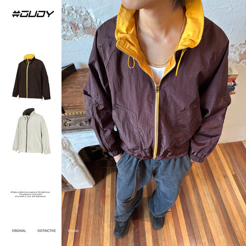 OVDY潮牌立领夹克外套男女上衣