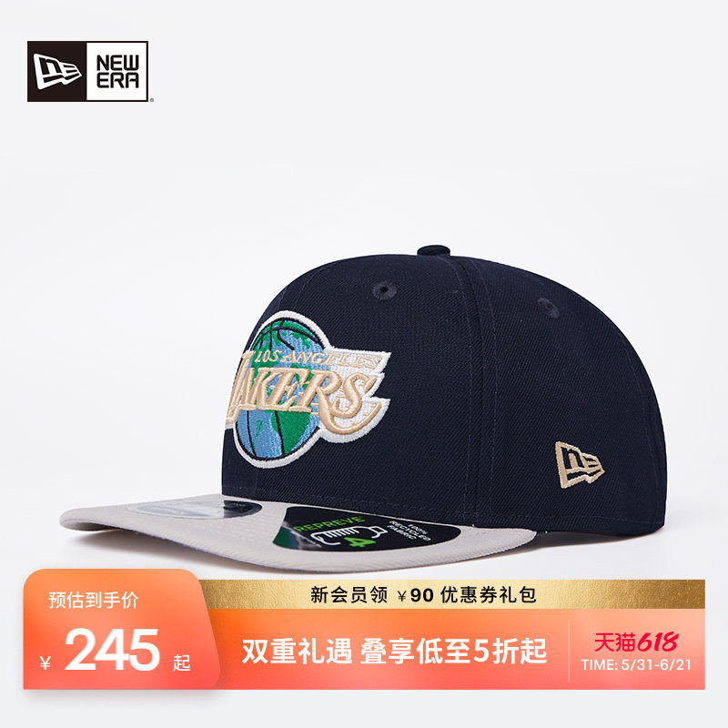 New Era纽亦华春夏NBA地球日时尚棒球帽遮阳微弯檐潮流NE950鸭舌