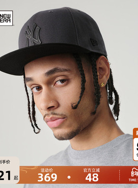 New Era纽亦华秋冬重磅新款MLB棒球帽NY平檐logo硬顶复古全封5950