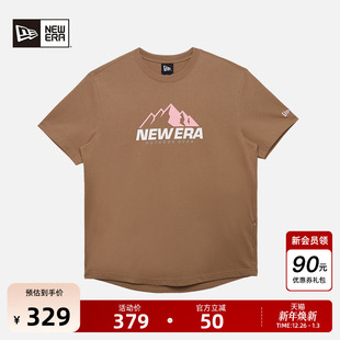 T恤透气运动衫 New 户外山系印花短袖 新款 男女跑步潮 Era纽亦华秋季