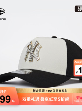 New Era纽亦华26新品MLB户外棒球帽珠饰LOGO硬顶卡车帽NE940