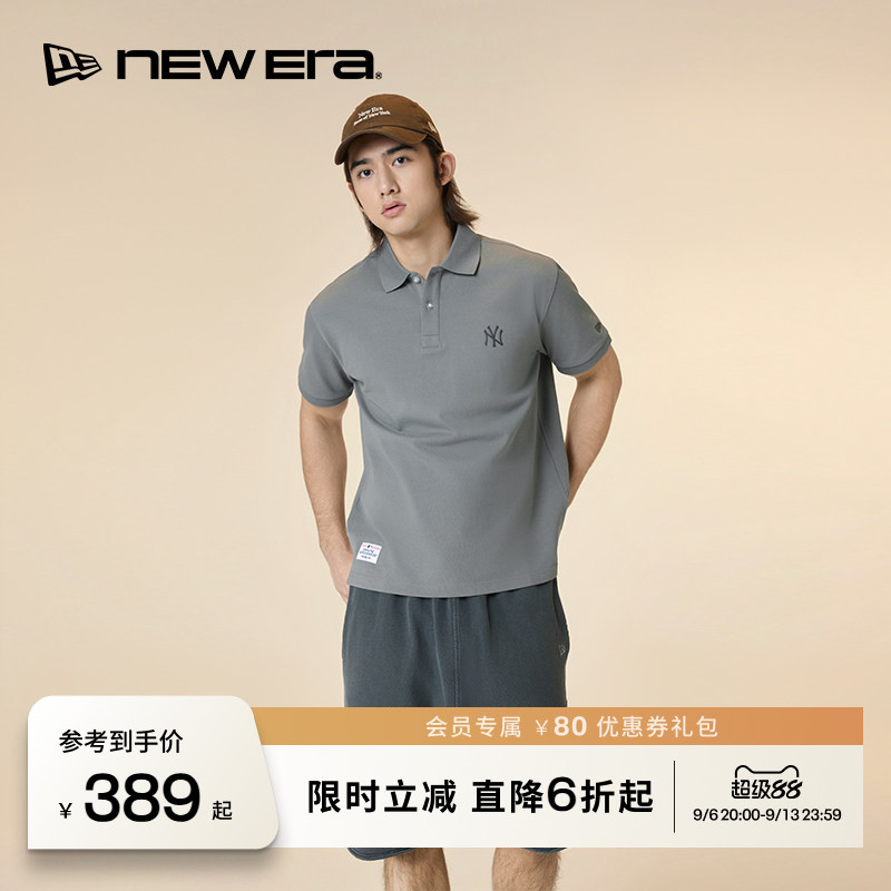 NEW ERA纽亦华26新品街头复古系列100%棉短裤宽松运动时尚男士NE图片