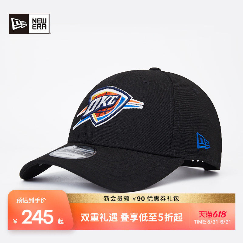 New Era纽亦华春夏NBA棒球帽子鸭舌遮阳男女雷霆步行者潮流NE940