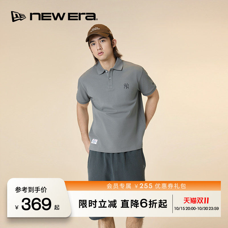NEW ERA纽亦华26新品街头复古系列100%棉宽松运动时尚短裤男士NE