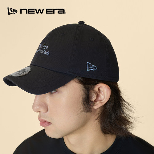 NewEra纽亦华字母刺绣弯檐帽子