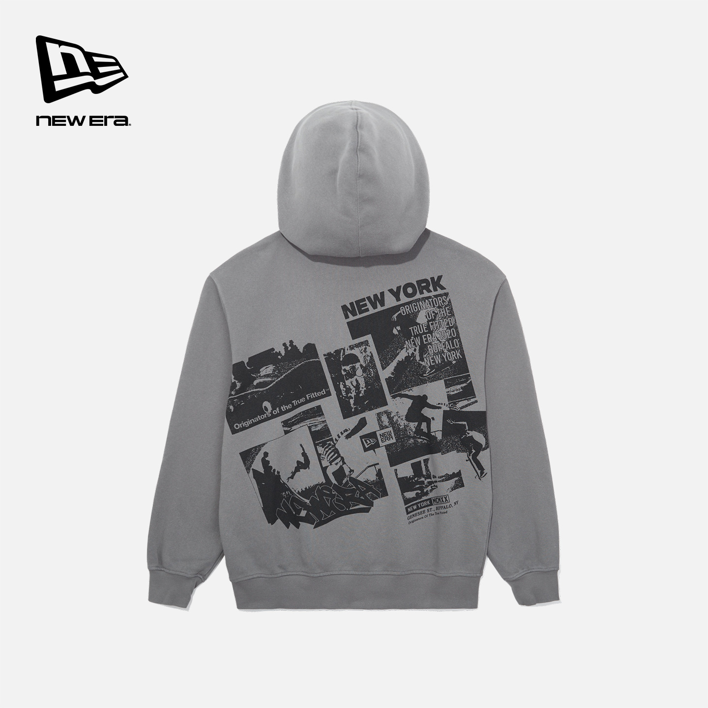 NewEra纽亦华街头美式连帽卫衣