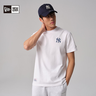 MLB情侣短袖 新款 T恤NY透气美食汉堡印花潮 Era纽亦华2025秋季 New