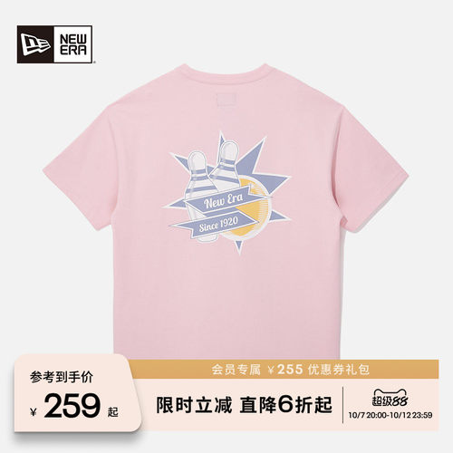 NewEra纽亦华字母短袖男女