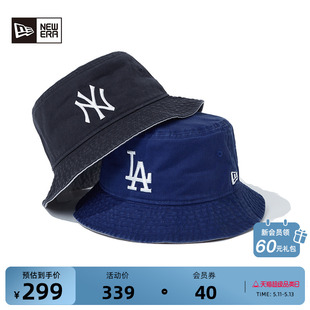 MLB遮阳NY渔夫帽LA情侣盆帽子男女潮流 新品 Era纽亦华夏季 New