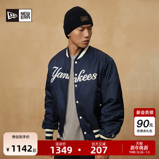 MLB美式 新款 徽章棒球服夹克男女保暖刺绣棉服潮 Era纽亦华冬季 New