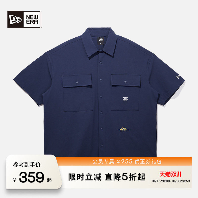 NewEra纽亦华休闲梭织衬衫