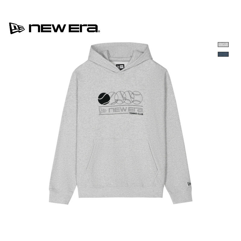 NEW ERA纽亦华26新品网球俱乐部连帽运动休闲卫衣HOODIE男女NE