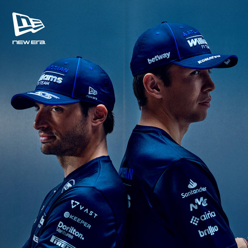 New Era纽亦华26新品Atlassian Williams联名棒球帽硬顶NE940