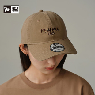 New Era纽亦华夏季棒球帽帽子水洗遮阳帽复古情侣弯檐潮流NE920