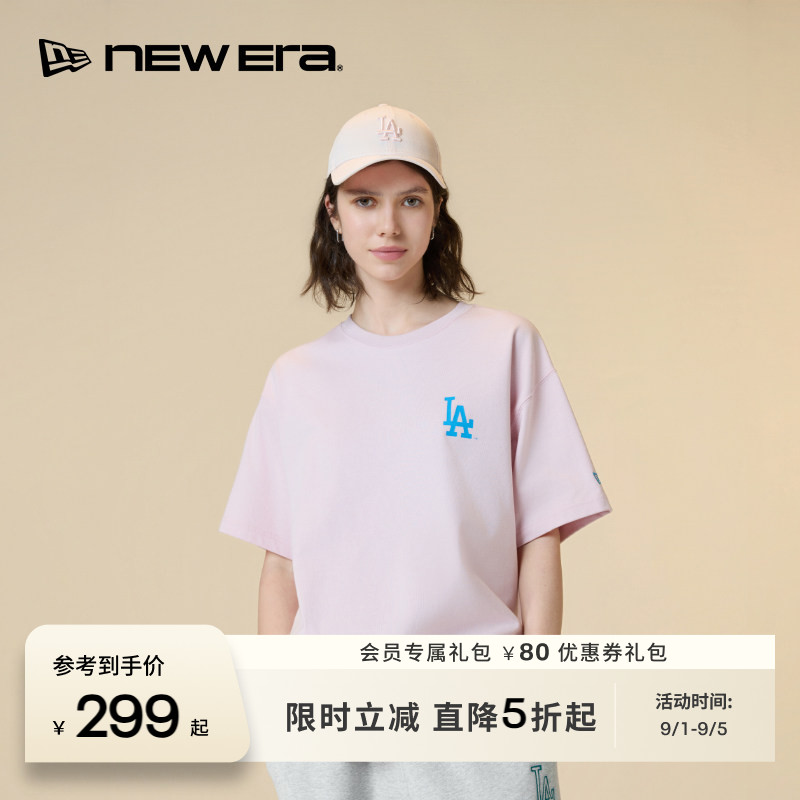NEW ERA纽亦华26新品MLB都市探险短袖T恤宽松运动男女同款图片