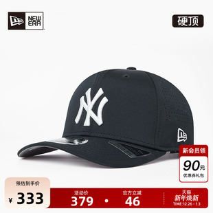 MLB棒球帽硬顶弯檐透气网帽NY刺绣970 新款 New Era纽亦华2025秋季