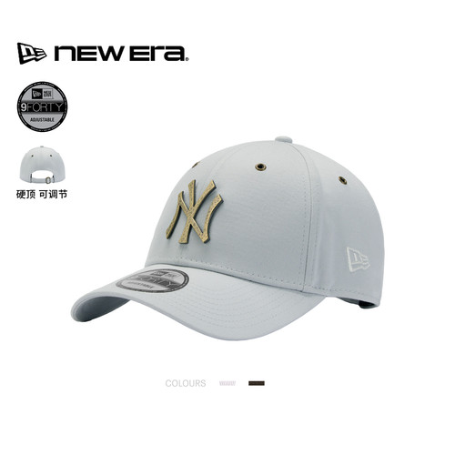 NEW ERA纽亦华26新品MLB经典系列运动弯檐棒球帽男女硬顶NE940