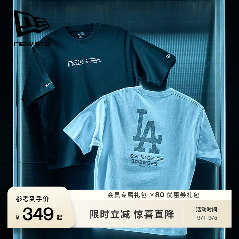 NEW ERA纽亦华空山基MLB联名宽松短袖T恤男女同款 2026春季新款图片