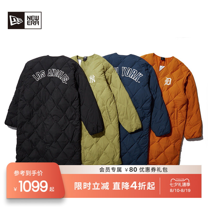 冬季长款羽绒服NEWERA保暖男女