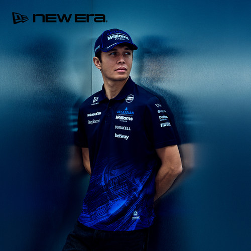 NEW ERA纽亦华26新品WILLIAMS F1联名赛车服运动时尚短袖男士NE