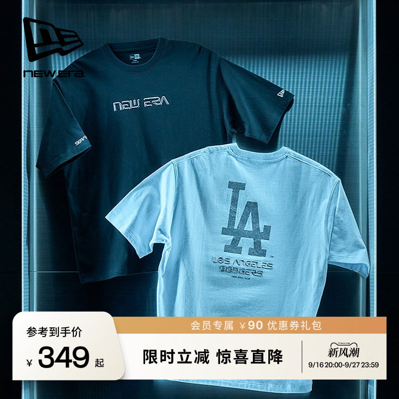 NEW ERA纽亦华空山基MLB联名宽松短袖T恤男女同款 2026春季新款										
