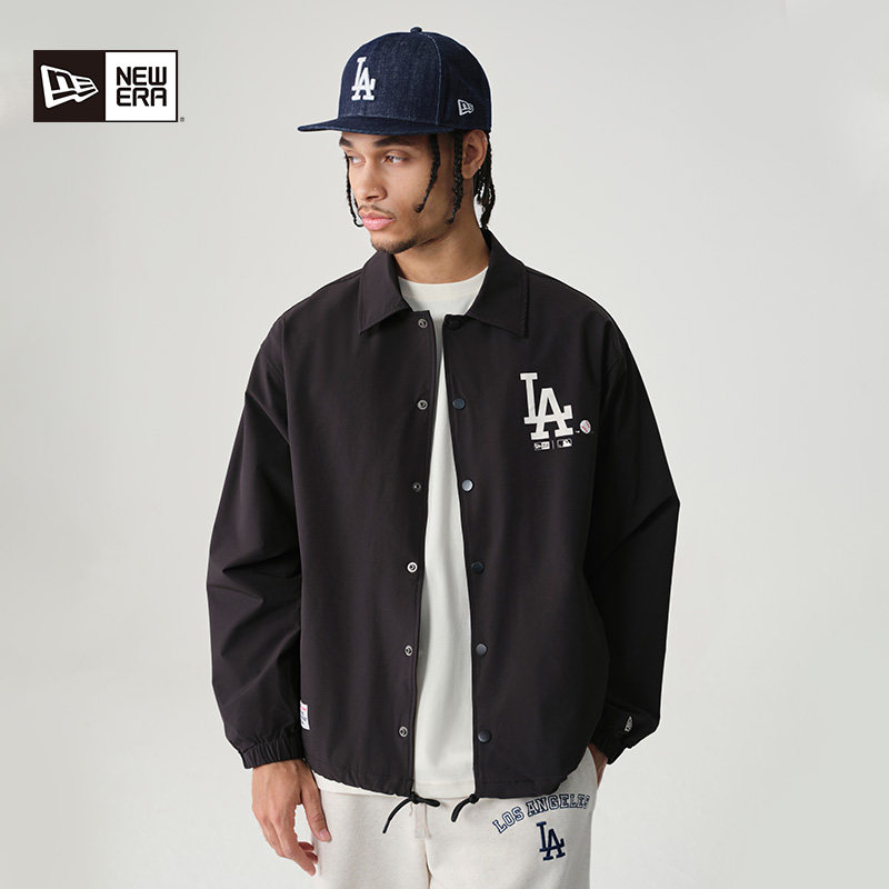 New Era纽亦华春秋MLB梭织外套NY夹克宽松日系休闲轻薄