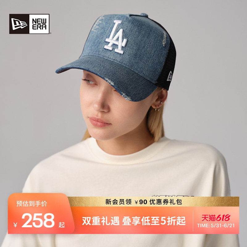 New Era纽亦华MLB棒球帽NY刺绣网帽鸭舌帽男女NE940