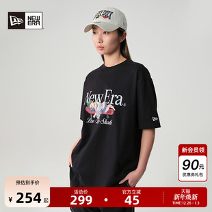 T恤情侣透气街头运动 滑板图案印花短袖 NewEra纽亦华2025秋季 新款