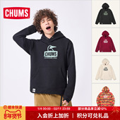 CH00 CHUMS洽洽鸟户外运动休闲连帽卫衣加绒套头帽衫 男女新款 1520