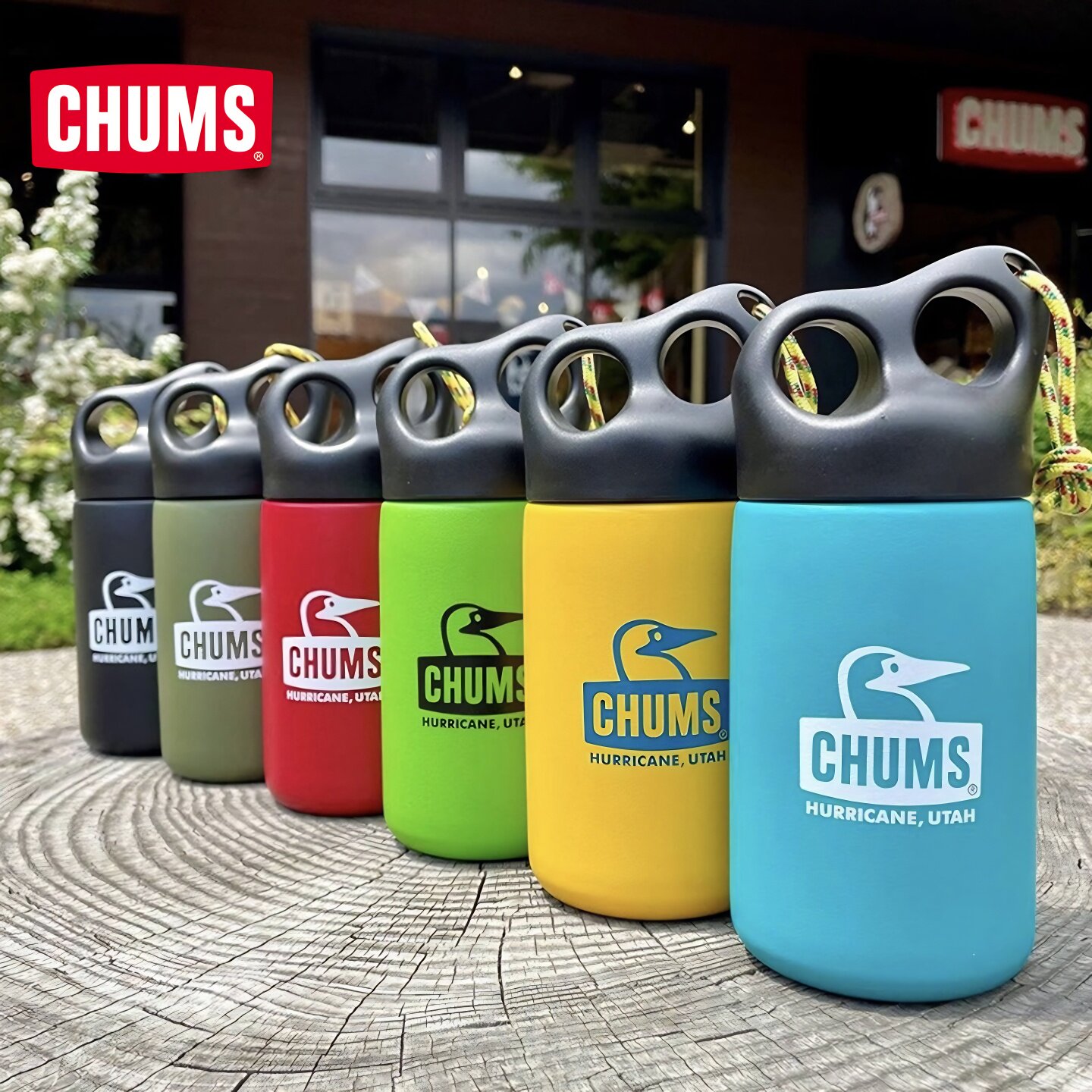 CHUMS洽洽鸟户外露营保温杯图片
