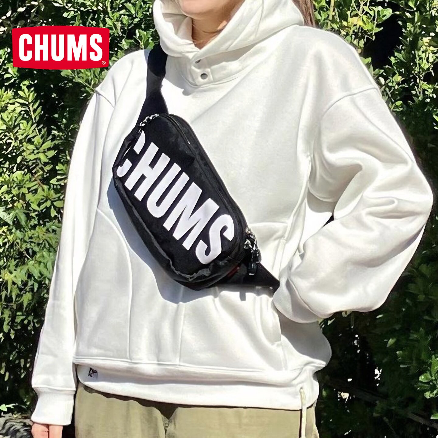 CHUMS/洽洽鸟单肩腰包斜跨包图片