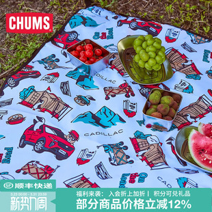 CHUMS洽洽鸟户外野餐垫联名款 2009 露营休闲高颜值垫子CH62