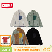 CHUMS洽洽鸟户外休闲立领抓绒衣外套男女款 1434 防风保暖夹克CH04