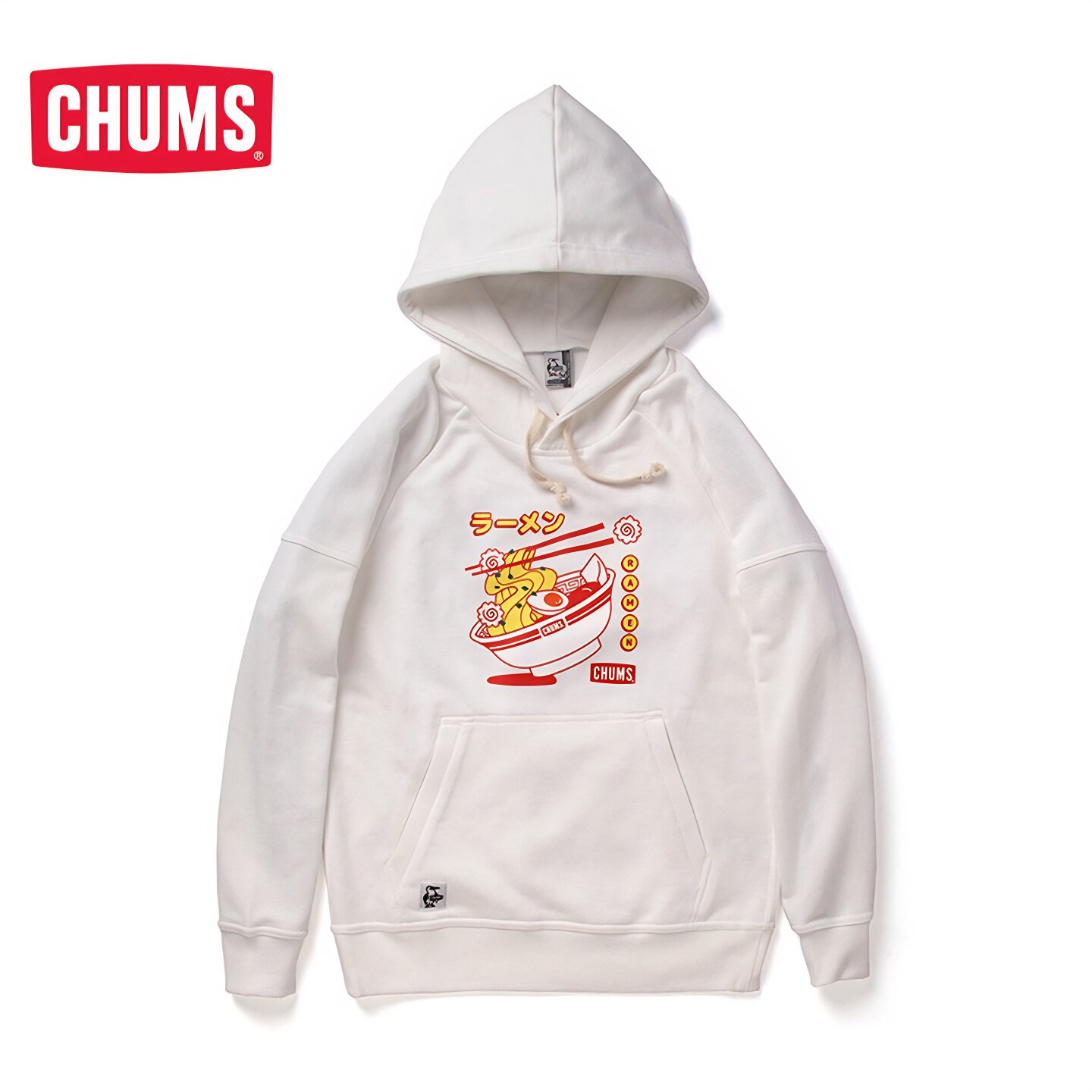 CHUMS洽洽鸟潮流户外长袖卫衣男女连帽卫衣户外休闲上衣CH00-1255