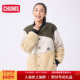 CHUMS洽洽鸟户外保暖抓绒外套男女同款 休闲防风夹克上衣CH04 1420