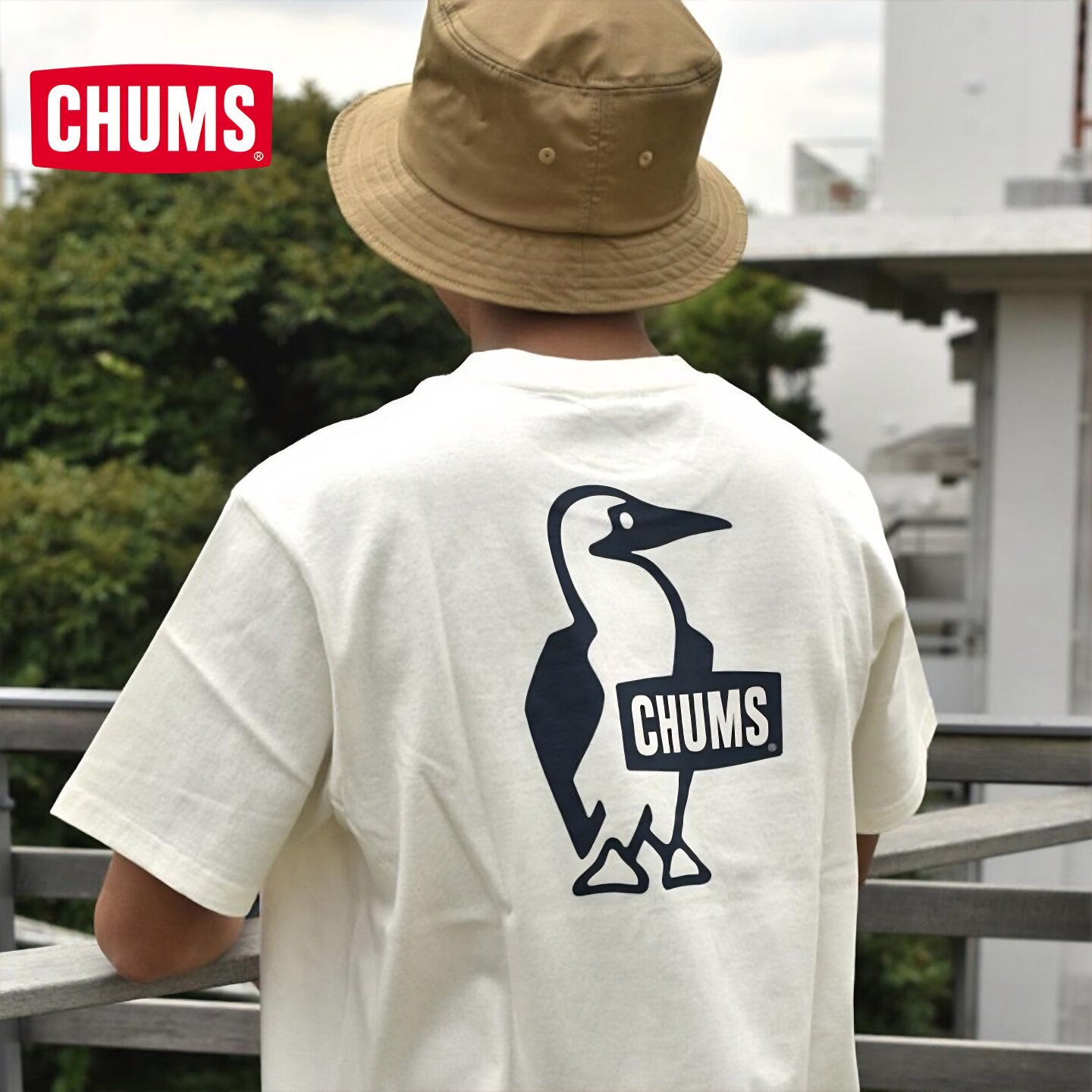 CHUMS/洽洽鸟日系户外短袖t恤图片