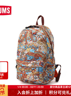 CHUMS洽洽鸟潮流户外休闲通用款双肩背包日常背包CH60-3961