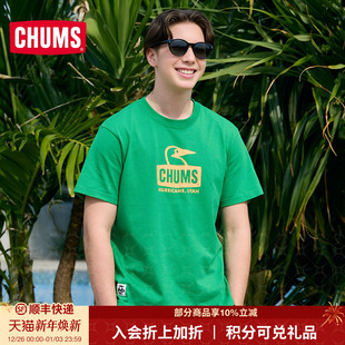 新款 上衣CH01 短袖 圆领情侣半袖 2278 t恤男女同款 CHUMS洽洽鸟夏季