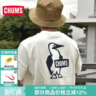 运动圆领上衣CH01 新款 2279 t恤男女夏季 CHUMS洽洽鸟户外休闲短袖