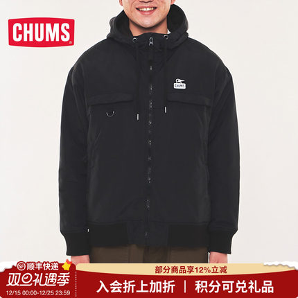 CHUMS洽洽鸟户外运动潮流秋冬加绒夹克外套CH04-1325