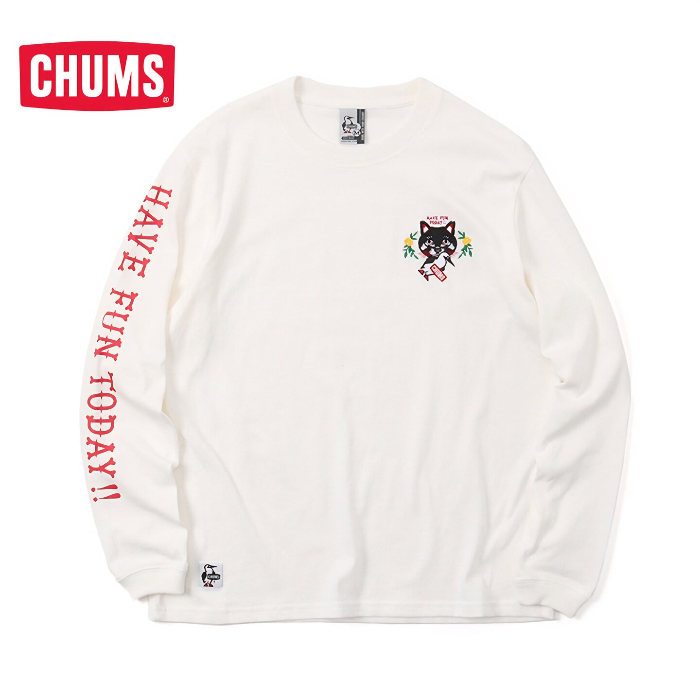 CHUMS洽洽鸟BSC联名户外运动卫衣潮牌长袖T恤男女套头衫CH01-2003