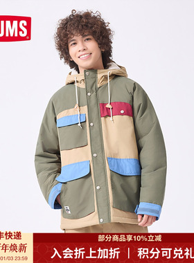 CHUMS洽洽鸟户外运动加绒夹克外套宽松休闲冲锋男女上衣CH04-1409