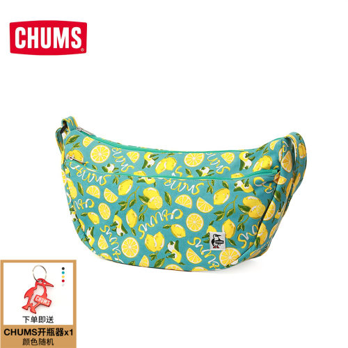CHUMS洽洽鸟运动户外出游饺子包斜挎包男女月亮包单肩包CH60-3937