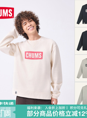 CHUMS洽洽鸟户外运动休闲卫衣复古T恤上衣男女春秋新款CH00-1516